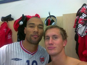 John Carew og Morten Gamst Pedersen